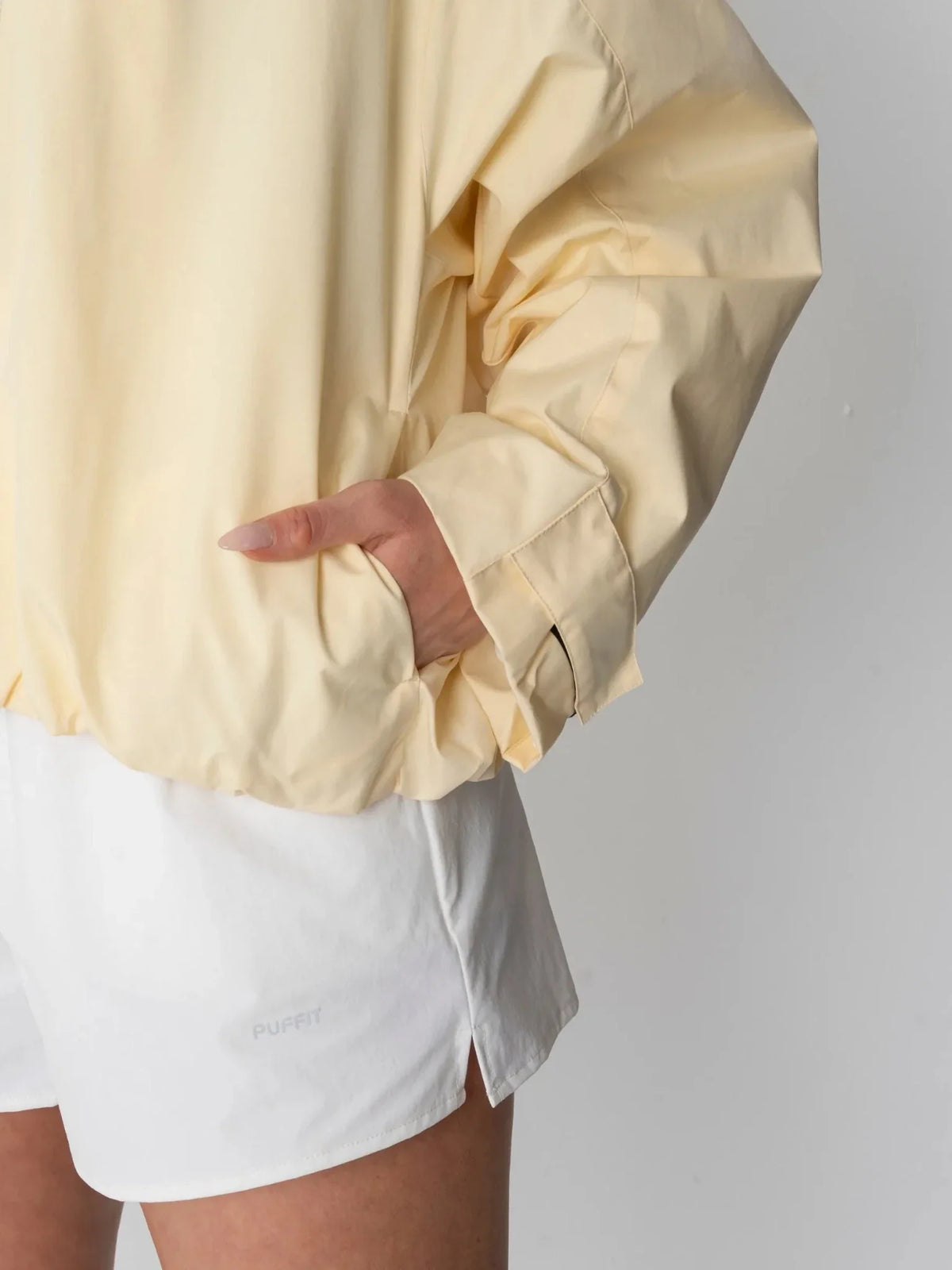 Veste de pluie courte oversize