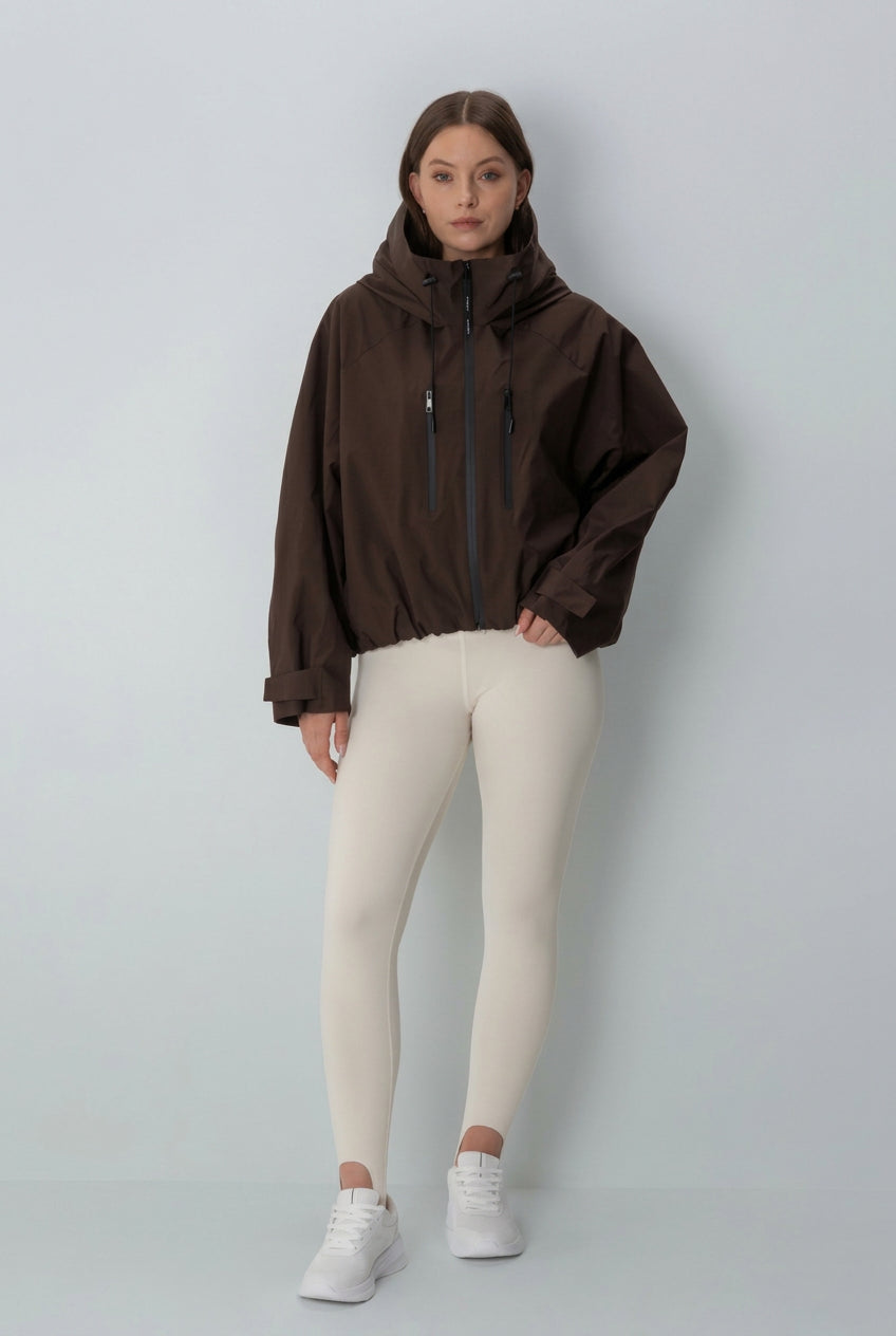 Veste de pluie courte oversize